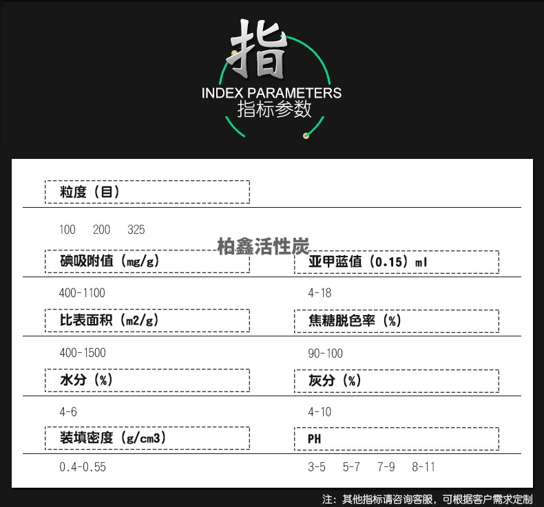 脫色粉狀活性炭