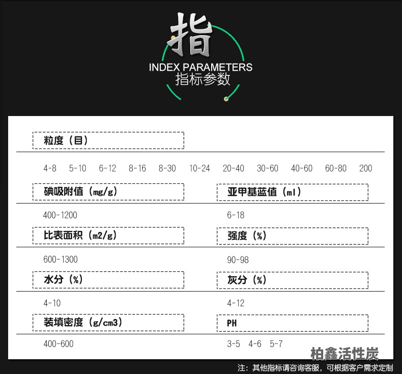 污水處理果殼活性炭